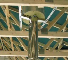 Conduit de  feu avec impact