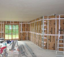 Isolation de la salle &agrave; manger - salon