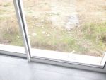 Carrelage au niveau des baies vitrées