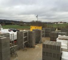 Vue de l'int&eacute;rieur, fa&ccedil;ade avant