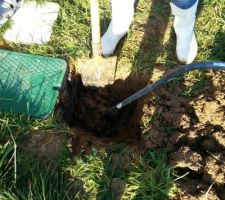Contribution personnelle : pose du robinet de chantier