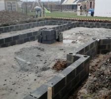 Début de la construction du vide sanitaire ca avance !!!!!!