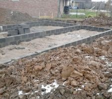 Début de la construction du vide sanitaire ca avance !!!!!!