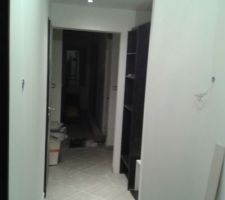 Placard de l'entrée fini