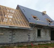 Maison terminé reste le garage et les velux