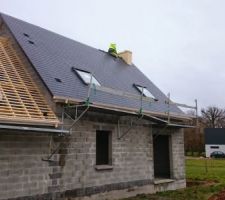 Maison terminé reste le garage et les velux