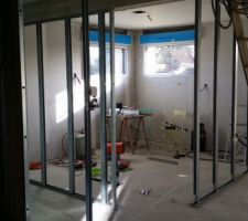 Montage des cloisons