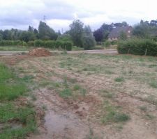 Terrain pendant viabilisation