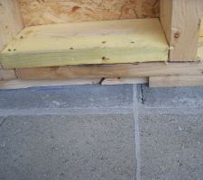 Le 1 er plancher au dessus du garage