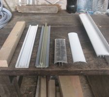 Les six composants des montants.