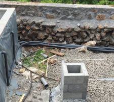 Regard en béton, zone épandage