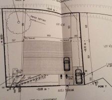 Implantation de la maison sur le terrain