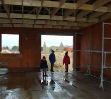 La charpente vu de l int&eacute;rieur