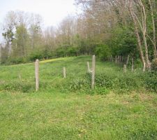 Vue nord-ouest du terrain