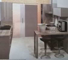 La cuisine telle qu'elle devrait être! façades/ plan de travail validé!