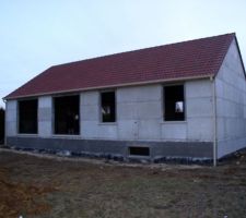 Facade nord sans les menuiseries