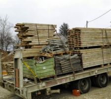 Matériel pour le coffrage de la dalle