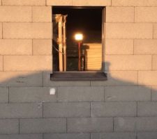 Appui de fenêtre terreal gris anthracite/ préparation pose fenêtre