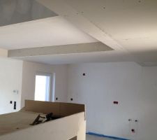 Faux plafond entrée et cuisine