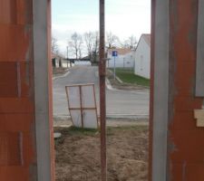 Encadrement de la porte d'entrée