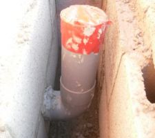 Emplacement pour la pompe a chaleur