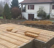 Mise en oeuvre des Hourdis bois