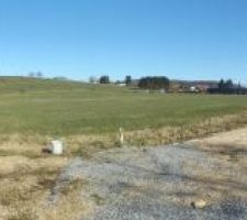 Voil&agrave; notre terrain donc c'est la parcelle qui fait l'angle.