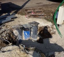 Raccordement eau pluviale/tout a l égout/eau/télécom/électricité/internet