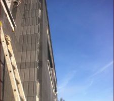 Pose des appuis des fenêtres