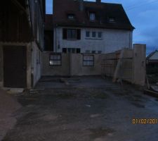 Démolition partielle des garages