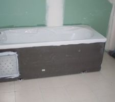 Habillage baignoire fait