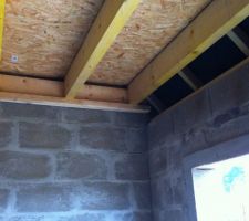 Plancher garage - dalles OSB (hors contrat de construction)