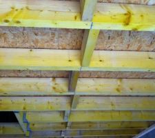 Plancher garage - dalles OSB (hors contrat de construction)