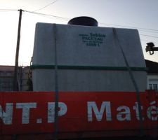 Cuve de récupération des eaux de pluies béton 5000L