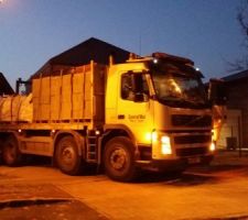 Première livraison de matériaux