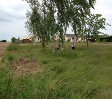 Premi&egrave;re visite du terrain.