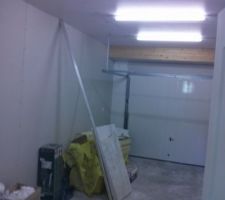 Plaquage  et isolation du garage