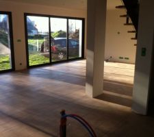 Carrelage imitation parquet