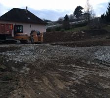 Empierrement pour réaliser le radier