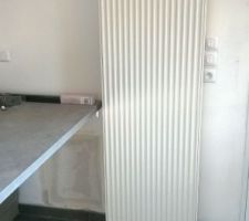 Changement du radiateur cote cuisine ... Il n ya officiellement plus rien à faire dans la maison ! :-) a part la déco et encore qlq peinture :-)