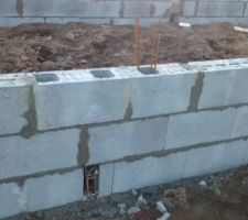 L&agrave;, on voit bien le rattrapage suite &agrave; l?erreur de ferraillage.