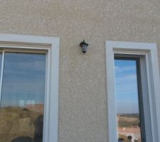 Lanterne coté terrasse posée