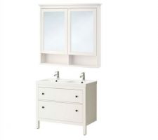 Meuble SDB, double vasque et meuble miroir