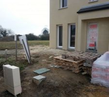 Le chantier après un bon nettoyage fait par mes soins !!