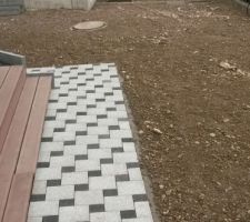 FINITION EXTERIEUR (puit perdu; caniveau....pose macadam)