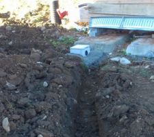 Pr&eacute;paration au branchement des EDP sur les cuves.