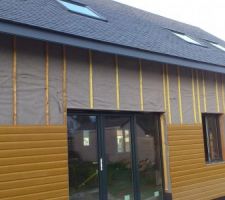 Pose des tasseaux manquant, &agrave; la cloueuse