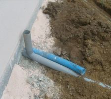 Gros plan sur tuyaux pour VRD