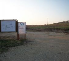 Entrée du lotissement avant travaux