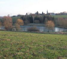 Vu d'ensemble de terrain avant les travaux